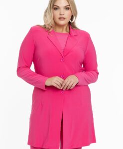 Yoek Blazer long | Roze | Maat 38/40