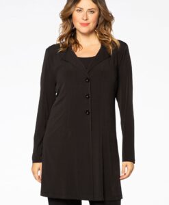 Yoek Blazer A-lijn | Zwart | Maat 38/40