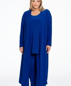 Yoek Vest extra lang | Indigo | Maat 42/44