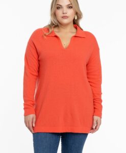 Yoek Polo trui | Oranje | Maat 42/44