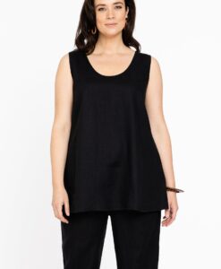 Yoek Singlet flare | Zwart | Maat 42/44