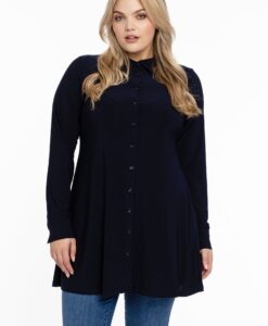 Yoek Blouse A-lijn | Blauw | Maat 38/40