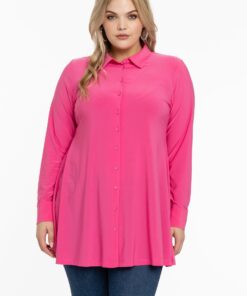 Yoek Blouse A-lijn | Roze | Maat 38/40