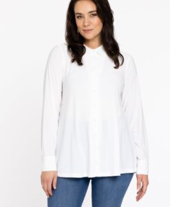 Yoek Blouse kort A-lijn | Wit | Maat 42/44