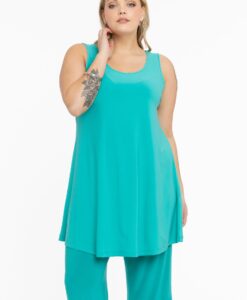 Yoek Top wide bottom | Turquoise | Maat 46/48