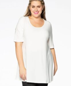 Yoek Tuniek flare | Wit | Maat 54/56