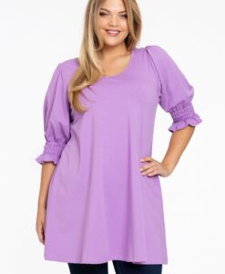 Yoek Tuniek wide bottom | Licht Paars | Maat 38/40