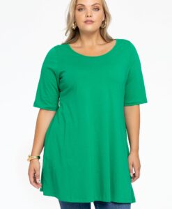 Yoek Tuniek wide bottom | Groen | Maat 42/44