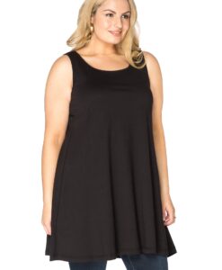 Yoek Top wide bottom | Zwart | Maat 42/44