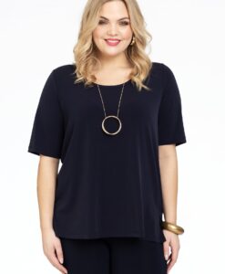 Yoek T-shirt A-lijn | Blauw | Maat 54/56