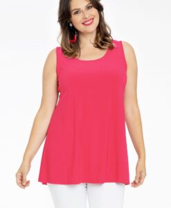 Yoek Top flare | Roze | Maat 42/44