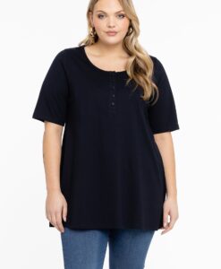 Yoek Tuniek flare fit | Blauw | Maat 42/44