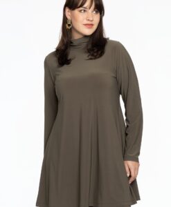 Yoek Tuniek met col wide bottom | Licht Groen | Maat 42/44