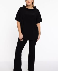 Yoek Broek bootcut | Zwart | Maat 50/52
