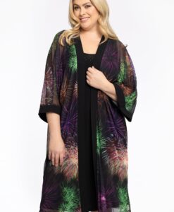 Yoek Kimono | Zwart | Maat 38/40