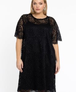 Yoek Jurk Tee | Zwart | Maat 38/40