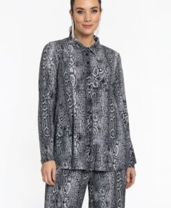 Yoek Blouse | Grijs | Maat 58/60
