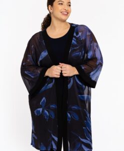 Yoek Kimono VALENTINE | Blauw | Maat 42/44