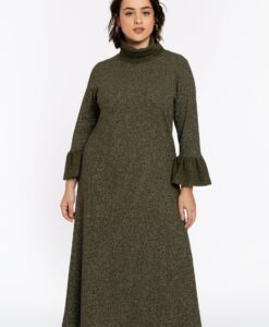 Yoek Lange jurk | Licht Groen | Maat 38/40