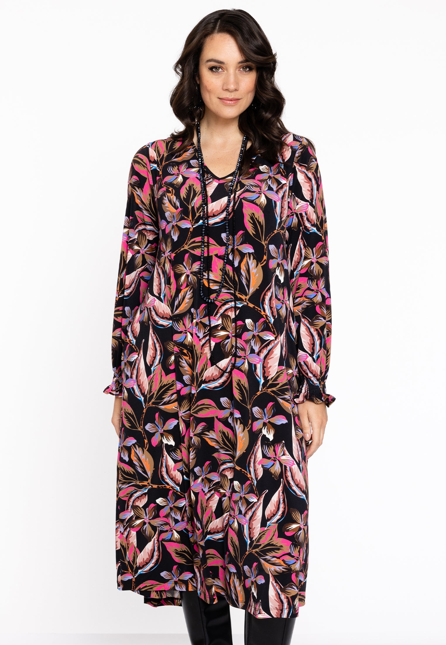 Yoek Jurk Swing | Zwart | Maat 42/44