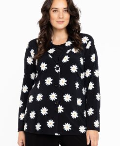 Yoek Blazer kort DAISY | Zwart | Maat 38/40