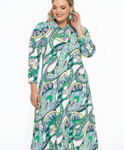 Yoek Jurk met knopen BARI | Wit | Maat 38/40