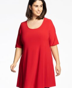 Yoek Tuniek wide bottom | Rood | Maat 38/40