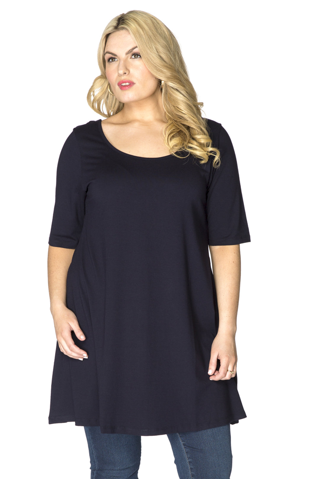Yoek Tuniek wide bottom | Blauw | Maat 42/44
