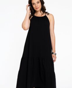 Yoek Jurk | Zwart | Maat 38/40