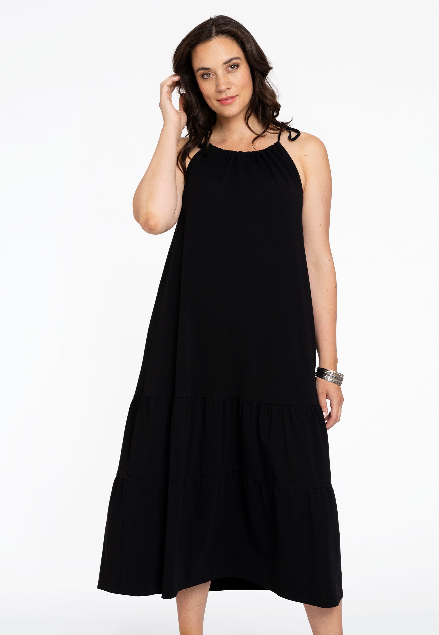 Yoek Jurk | Zwart | Maat 38/40