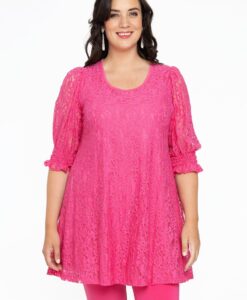 Yoek Tuniek wide bottom | Roze | Maat 42/44