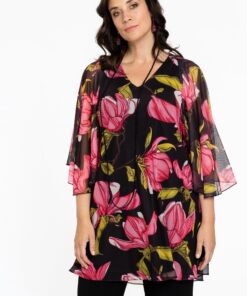 Yoek Tuniek wide bottom | Roze | Maat 42/44