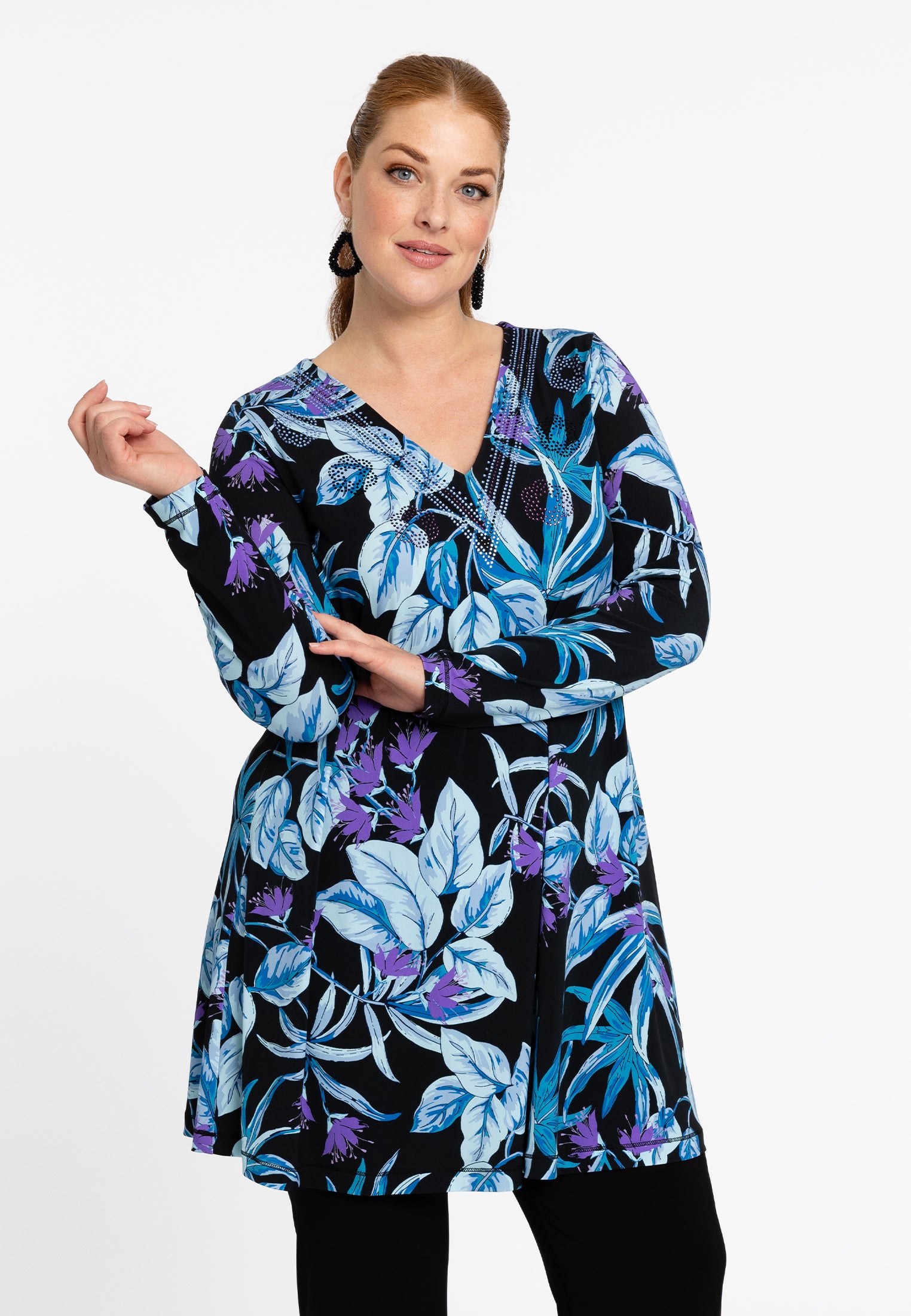 Yoek Tuniek wide bottom | Blauw | Maat 42/44