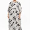 Yoek Maxi-jurk ETHEREAL | Beige | Maat 50/52