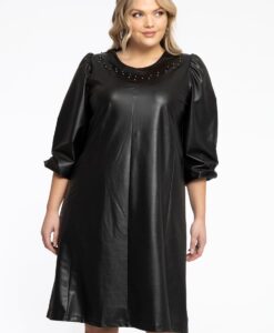Yoek Jurk Silvers | Zwart | Maat 42/44