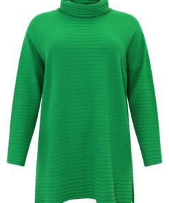 YOEK Trui met col | Groen | Maat 42/44