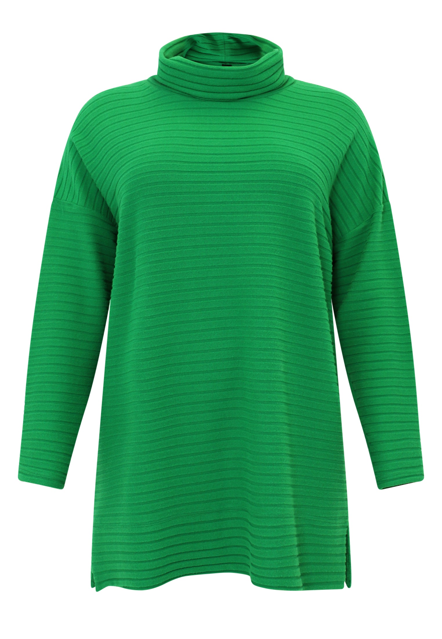 YOEK Trui met col | Groen | Maat 42/44