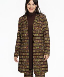 YOEK Lange blazer INFINITY | Zwart | Maat 42/44