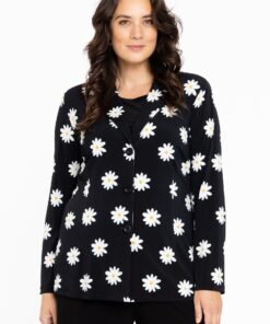 YOEK Blazer kort DAISY | Zwart | Maat 38/40