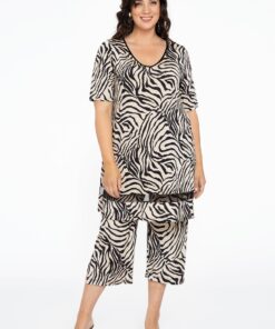 YOEK Pantalon SAFARI | Wit | Maat 42/44