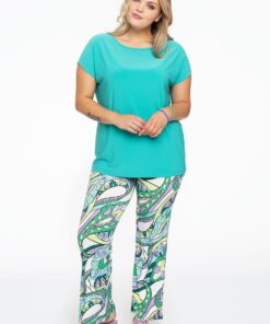 YOEK Pantalon bootleg BARI | Wit | Maat 38/40