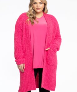 YOEK Vest Teddy | Roze | Maat 38/40
