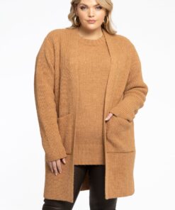 YOEK Vest Cocoon | Bruin | Maat 46/48