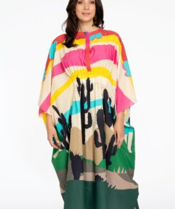 YOEK Kaftan | Groen | Maat 42/44