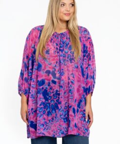 YOEK Blouse FIERCE | Roze | Maat 50/52