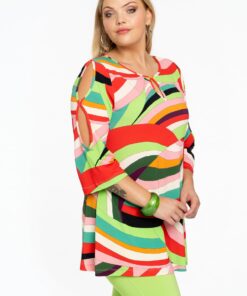YOEK Tuniek flare CELIA | Grote maten tuniek | Other | Maat 42/44