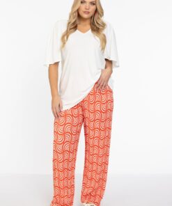 YOEK Tuniek flare met geplooide mouwen | Grote maten tuniek | Beige | Maat 38/40