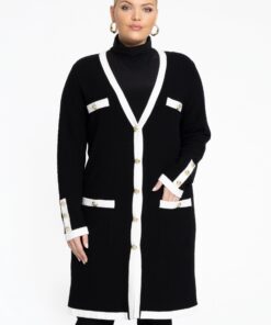 YOEK Vest Coco | Zwart | Maat 46/48