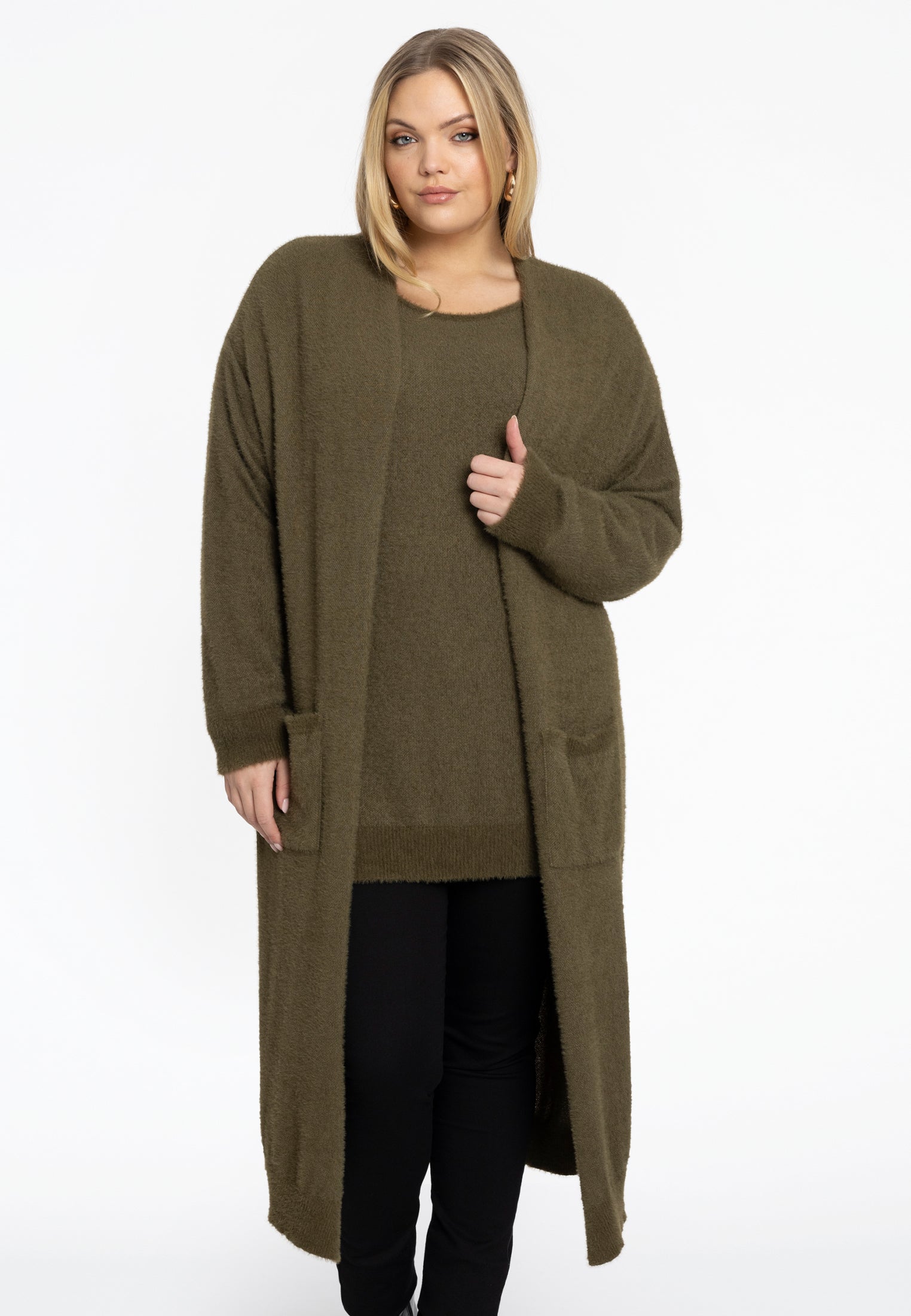 YOEK Vest PELOSO | Lichtgroen | Maat 46/48