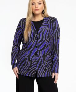 YOEK Korte blazer LINA | Zwart | Maat 38/40